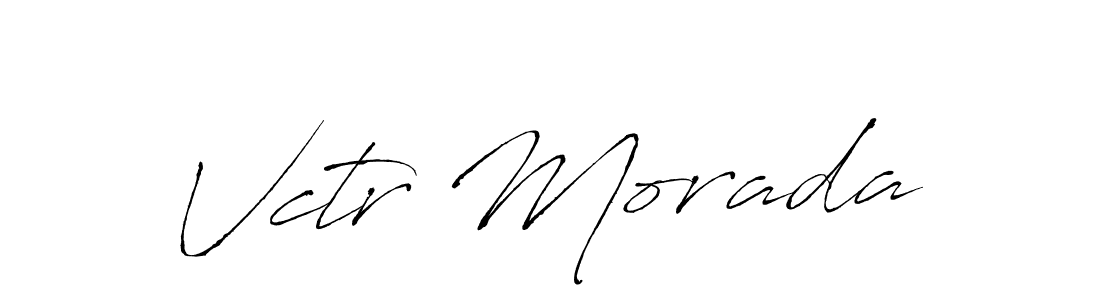 Also we have Vctr Morada name is the best signature style. Create professional handwritten signature collection using Antro_Vectra autograph style. Vctr Morada signature style 6 images and pictures png