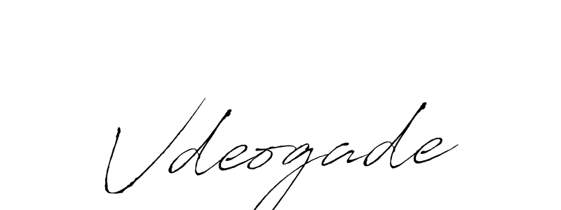 You should practise on your own different ways (Antro_Vectra) to write your name (Vdeogade) in signature. don't let someone else do it for you. Vdeogade signature style 6 images and pictures png