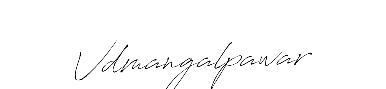 How to make Vdmangalpawar signature? Antro_Vectra is a professional autograph style. Create handwritten signature for Vdmangalpawar name. Vdmangalpawar signature style 6 images and pictures png