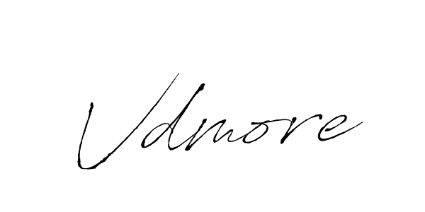 Once you've used our free online signature maker to create your best signature Antro_Vectra style, it's time to enjoy all of the benefits that Vdmore name signing documents. Vdmore signature style 6 images and pictures png