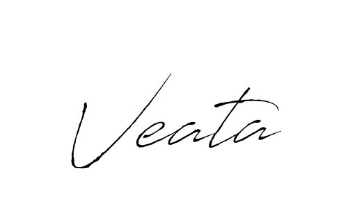 Make a beautiful signature design for name Veata. With this signature (Antro_Vectra) style, you can create a handwritten signature for free. Veata signature style 6 images and pictures png