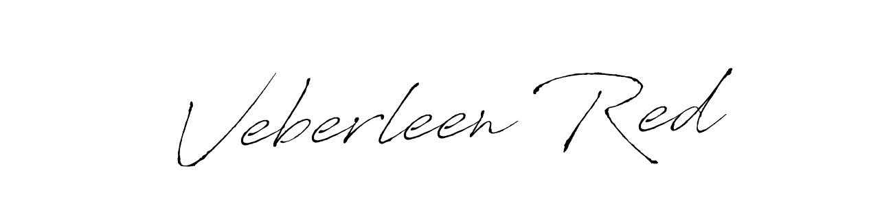 Create a beautiful signature design for name Veberleen Red. With this signature (Antro_Vectra) fonts, you can make a handwritten signature for free. Veberleen Red signature style 6 images and pictures png
