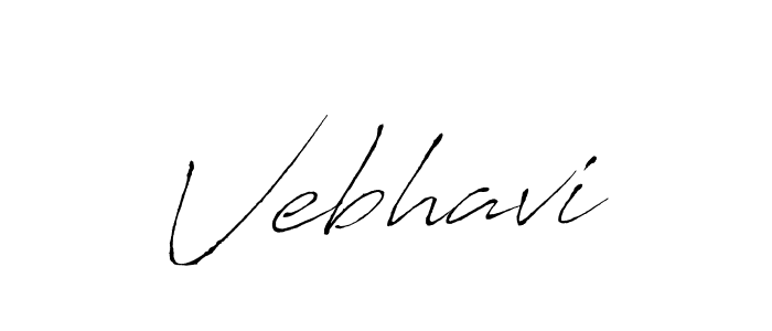 You should practise on your own different ways (Antro_Vectra) to write your name (Vebhavi) in signature. don't let someone else do it for you. Vebhavi signature style 6 images and pictures png