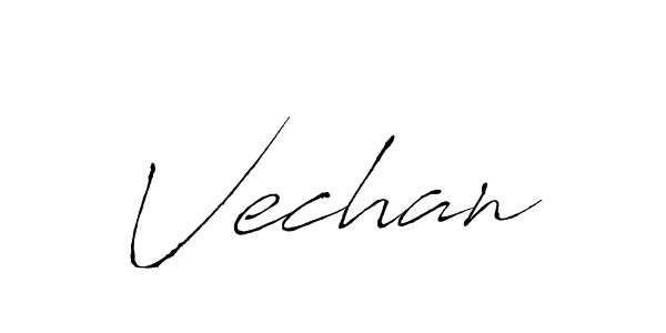 Vechan stylish signature style. Best Handwritten Sign (Antro_Vectra) for my name. Handwritten Signature Collection Ideas for my name Vechan. Vechan signature style 6 images and pictures png