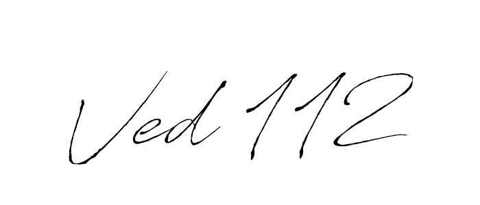 Create a beautiful signature design for name Ved 112. With this signature (Antro_Vectra) fonts, you can make a handwritten signature for free. Ved 112 signature style 6 images and pictures png