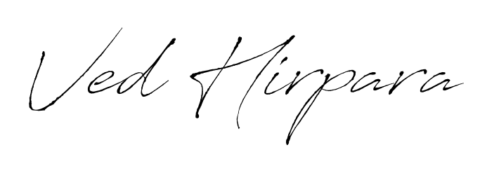 Make a beautiful signature design for name Ved Hirpara. Use this online signature maker to create a handwritten signature for free. Ved Hirpara signature style 6 images and pictures png