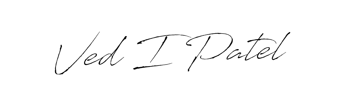 Use a signature maker to create a handwritten signature online. With this signature software, you can design (Antro_Vectra) your own signature for name Ved I Patel. Ved I Patel signature style 6 images and pictures png