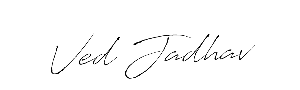 Use a signature maker to create a handwritten signature online. With this signature software, you can design (Antro_Vectra) your own signature for name Ved Jadhav. Ved Jadhav signature style 6 images and pictures png