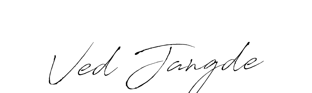 Here are the top 10 professional signature styles for the name Ved Jangde. These are the best autograph styles you can use for your name. Ved Jangde signature style 6 images and pictures png