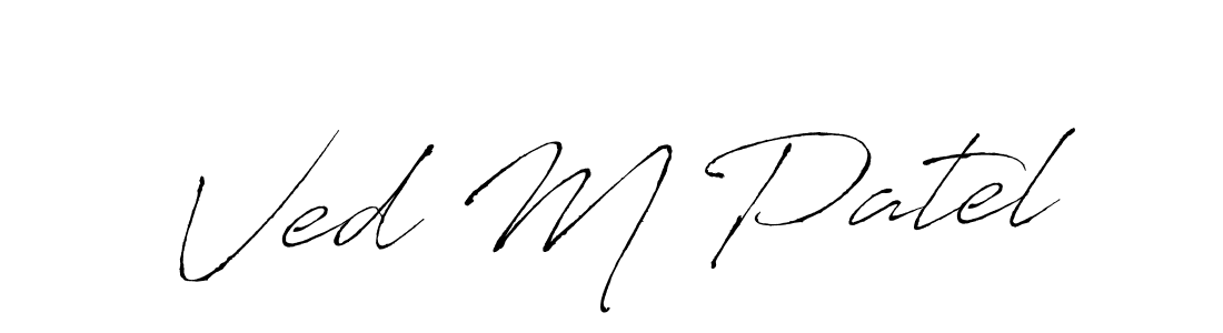 It looks lik you need a new signature style for name Ved M Patel. Design unique handwritten (Antro_Vectra) signature with our free signature maker in just a few clicks. Ved M Patel signature style 6 images and pictures png