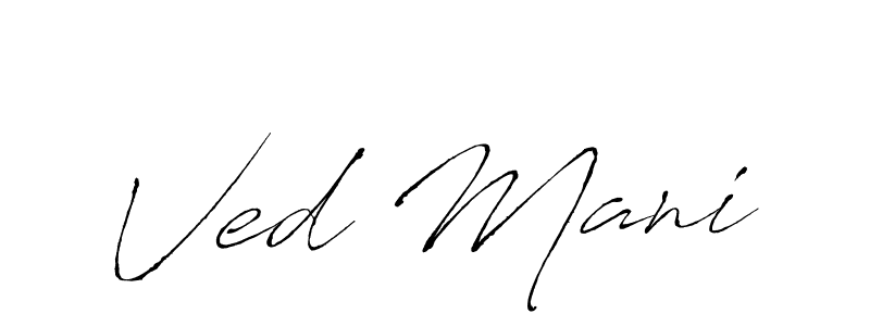 Once you've used our free online signature maker to create your best signature Antro_Vectra style, it's time to enjoy all of the benefits that Ved Mani name signing documents. Ved Mani signature style 6 images and pictures png