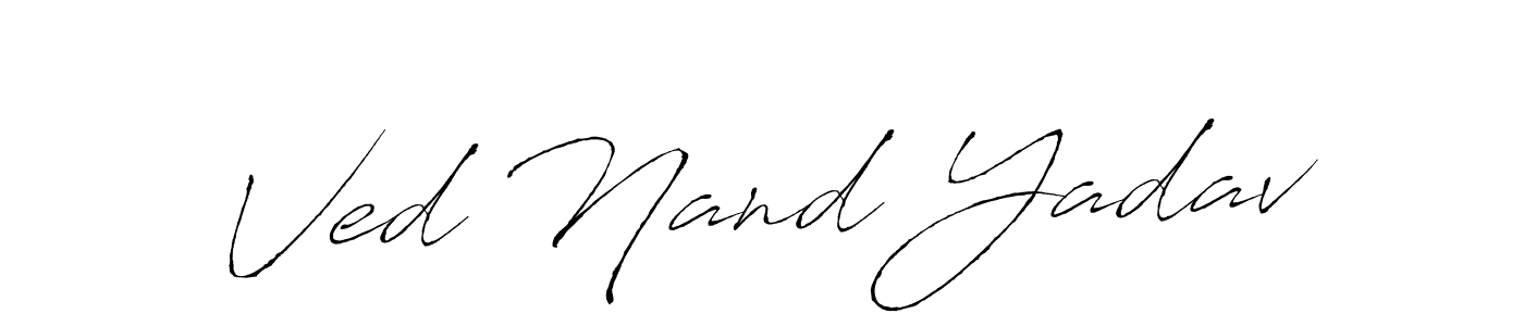 Here are the top 10 professional signature styles for the name Ved Nand Yadav. These are the best autograph styles you can use for your name. Ved Nand Yadav signature style 6 images and pictures png