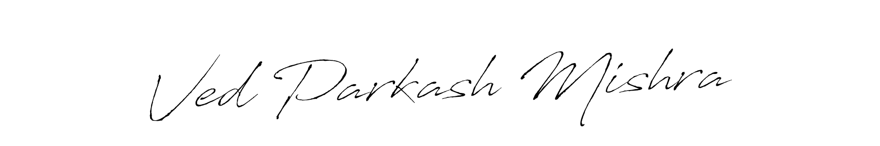 Design your own signature with our free online signature maker. With this signature software, you can create a handwritten (Antro_Vectra) signature for name Ved Parkash Mishra. Ved Parkash Mishra signature style 6 images and pictures png