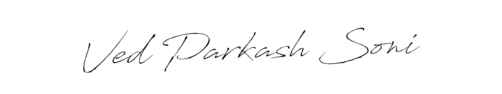 You should practise on your own different ways (Antro_Vectra) to write your name (Ved Parkash Soni) in signature. don't let someone else do it for you. Ved Parkash Soni signature style 6 images and pictures png