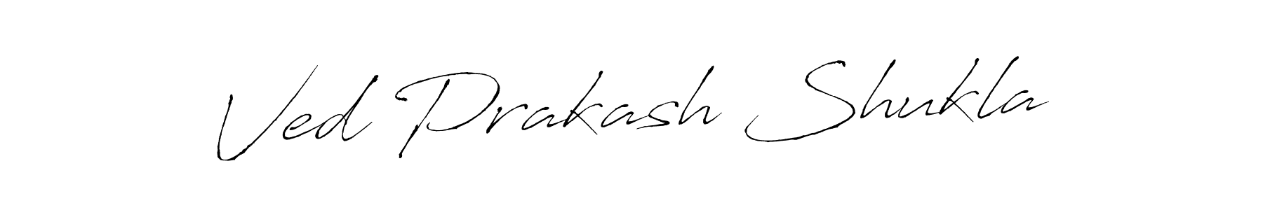 Ved Prakash Shukla stylish signature style. Best Handwritten Sign (Antro_Vectra) for my name. Handwritten Signature Collection Ideas for my name Ved Prakash Shukla. Ved Prakash Shukla signature style 6 images and pictures png