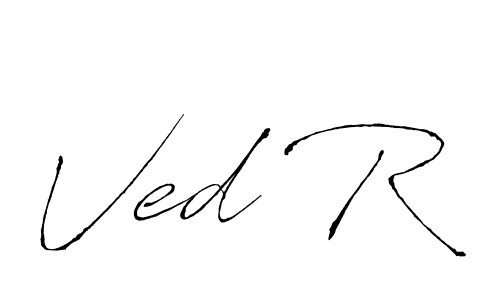 You should practise on your own different ways (Antro_Vectra) to write your name (Ved R) in signature. don't let someone else do it for you. Ved R signature style 6 images and pictures png