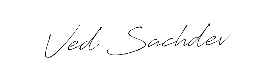 if you are searching for the best signature style for your name Ved Sachdev. so please give up your signature search. here we have designed multiple signature styles  using Antro_Vectra. Ved Sachdev signature style 6 images and pictures png