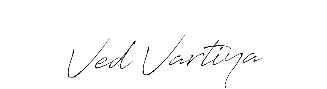 Similarly Antro_Vectra is the best handwritten signature design. Signature creator online .You can use it as an online autograph creator for name Ved Vartiya. Ved Vartiya signature style 6 images and pictures png