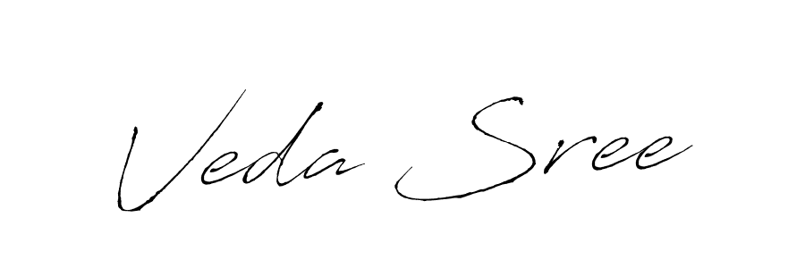 Design your own signature with our free online signature maker. With this signature software, you can create a handwritten (Antro_Vectra) signature for name Veda Sree. Veda Sree signature style 6 images and pictures png