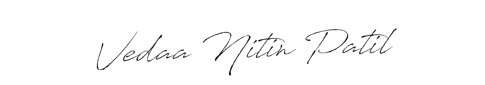 You should practise on your own different ways (Antro_Vectra) to write your name (Vedaa Nitin Patil) in signature. don't let someone else do it for you. Vedaa Nitin Patil signature style 6 images and pictures png