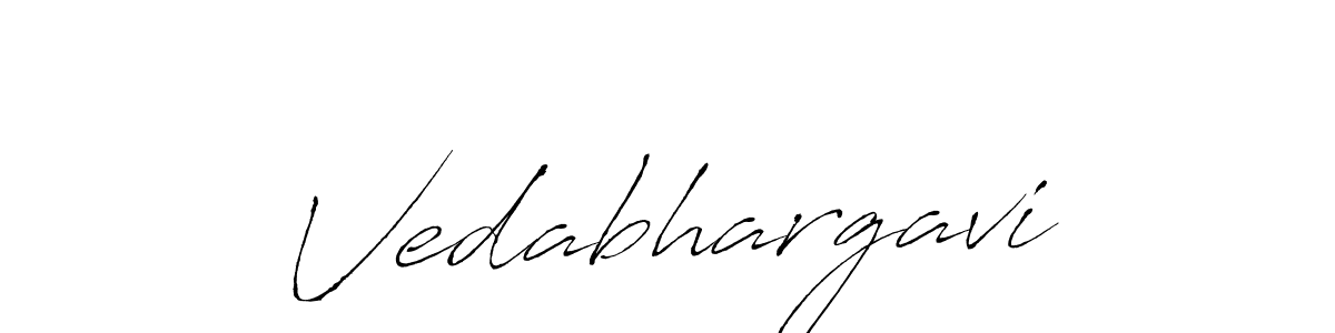 Use a signature maker to create a handwritten signature online. With this signature software, you can design (Antro_Vectra) your own signature for name Vedabhargavi. Vedabhargavi signature style 6 images and pictures png