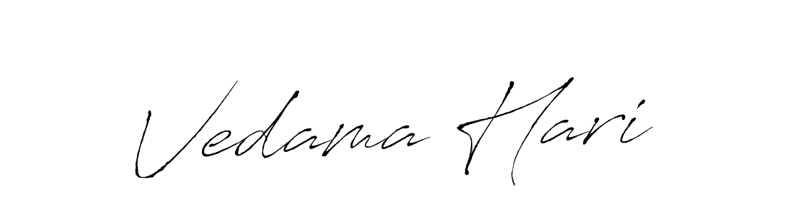 You should practise on your own different ways (Antro_Vectra) to write your name (Vedama Hari) in signature. don't let someone else do it for you. Vedama Hari signature style 6 images and pictures png