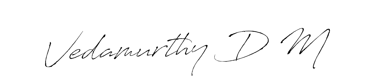 Here are the top 10 professional signature styles for the name Vedamurthy D M. These are the best autograph styles you can use for your name. Vedamurthy D M signature style 6 images and pictures png