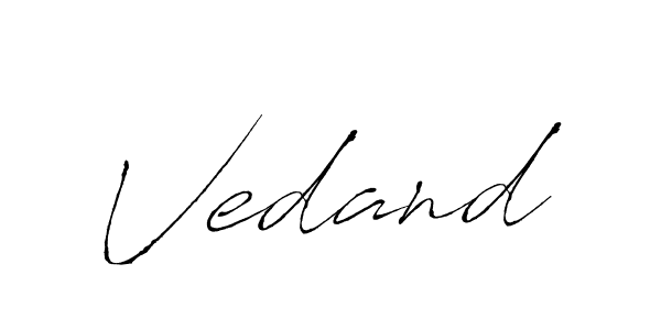 Also we have Vedand name is the best signature style. Create professional handwritten signature collection using Antro_Vectra autograph style. Vedand signature style 6 images and pictures png