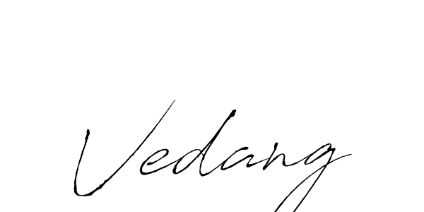 Also we have Vedang name is the best signature style. Create professional handwritten signature collection using Antro_Vectra autograph style. Vedang signature style 6 images and pictures png