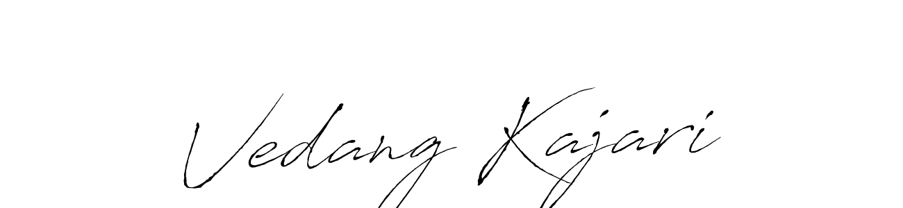 Similarly Antro_Vectra is the best handwritten signature design. Signature creator online .You can use it as an online autograph creator for name Vedang Kajari. Vedang Kajari signature style 6 images and pictures png