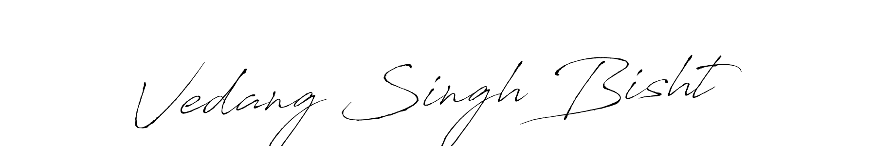 if you are searching for the best signature style for your name Vedang Singh Bisht. so please give up your signature search. here we have designed multiple signature styles  using Antro_Vectra. Vedang Singh Bisht signature style 6 images and pictures png