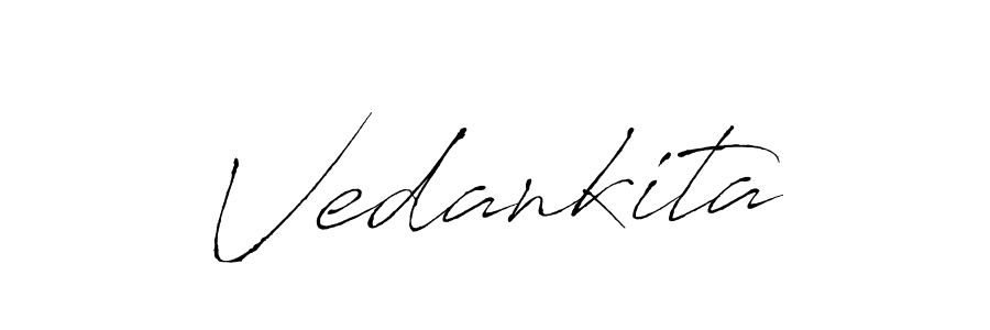 Make a beautiful signature design for name Vedankita. Use this online signature maker to create a handwritten signature for free. Vedankita signature style 6 images and pictures png