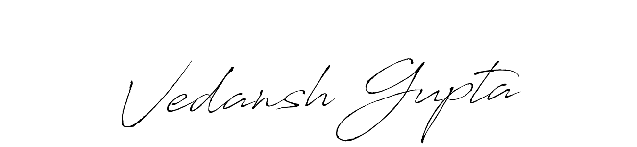 Also we have Vedansh Gupta name is the best signature style. Create professional handwritten signature collection using Antro_Vectra autograph style. Vedansh Gupta signature style 6 images and pictures png