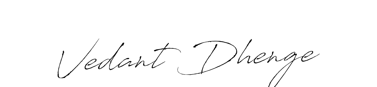 Make a beautiful signature design for name Vedant Dhenge. Use this online signature maker to create a handwritten signature for free. Vedant Dhenge signature style 6 images and pictures png