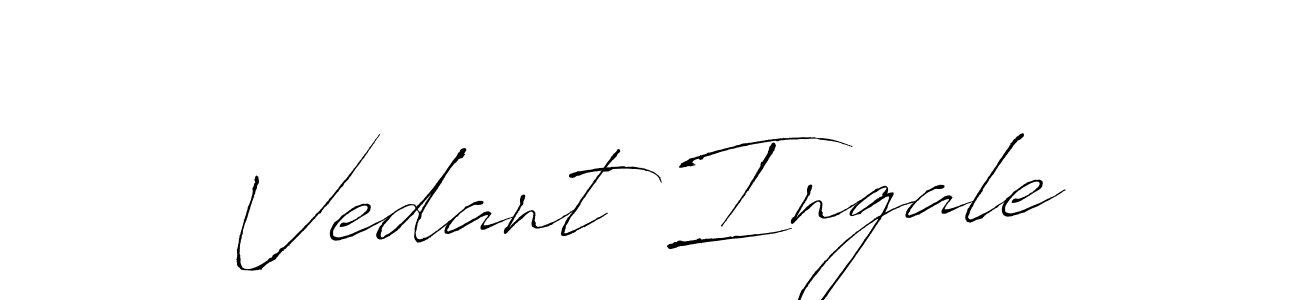 Also You can easily find your signature by using the search form. We will create Vedant Ingale name handwritten signature images for you free of cost using Antro_Vectra sign style. Vedant Ingale signature style 6 images and pictures png