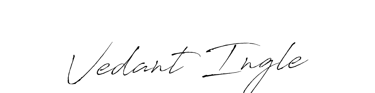 How to Draw Vedant Ingle signature style? Antro_Vectra is a latest design signature styles for name Vedant Ingle. Vedant Ingle signature style 6 images and pictures png