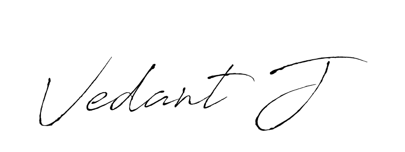 Also You can easily find your signature by using the search form. We will create Vedant J name handwritten signature images for you free of cost using Antro_Vectra sign style. Vedant J signature style 6 images and pictures png