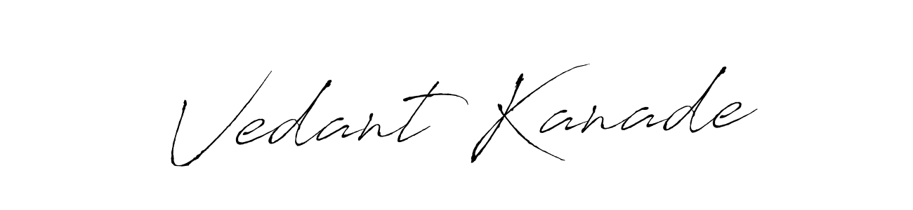 It looks lik you need a new signature style for name Vedant Kanade. Design unique handwritten (Antro_Vectra) signature with our free signature maker in just a few clicks. Vedant Kanade signature style 6 images and pictures png