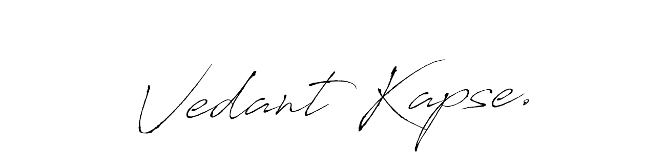 Design your own signature with our free online signature maker. With this signature software, you can create a handwritten (Antro_Vectra) signature for name Vedant Kapse.. Vedant Kapse. signature style 6 images and pictures png