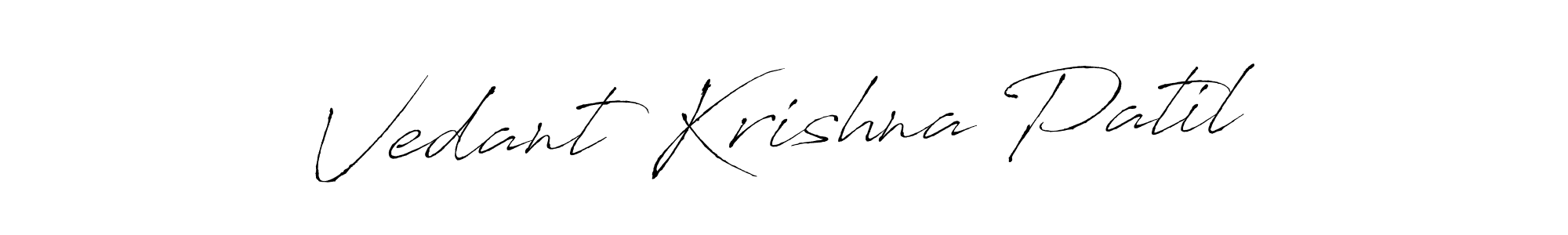 Once you've used our free online signature maker to create your best signature Antro_Vectra style, it's time to enjoy all of the benefits that Vedant Krishna Patil name signing documents. Vedant Krishna Patil signature style 6 images and pictures png