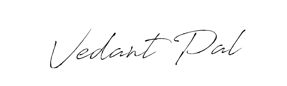 Also we have Vedant Pal name is the best signature style. Create professional handwritten signature collection using Antro_Vectra autograph style. Vedant Pal signature style 6 images and pictures png