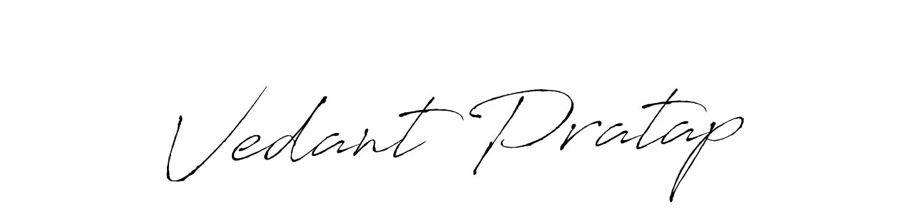 It looks lik you need a new signature style for name Vedant Pratap. Design unique handwritten (Antro_Vectra) signature with our free signature maker in just a few clicks. Vedant Pratap signature style 6 images and pictures png