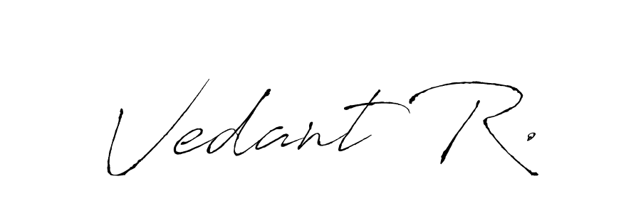 You can use this online signature creator to create a handwritten signature for the name Vedant R.. This is the best online autograph maker. Vedant R. signature style 6 images and pictures png