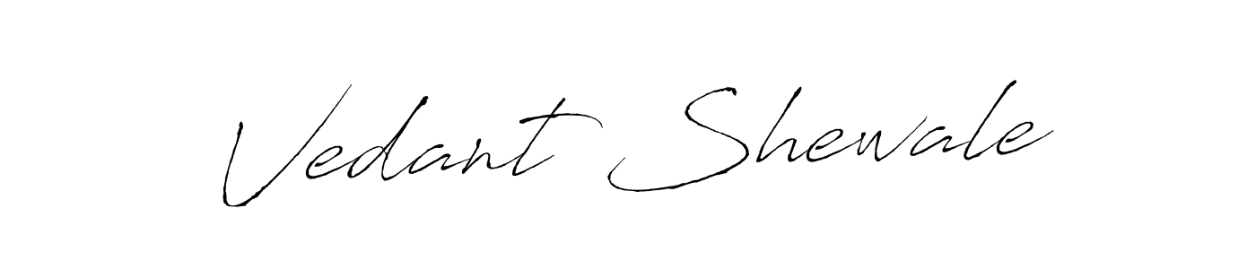 Vedant Shewale stylish signature style. Best Handwritten Sign (Antro_Vectra) for my name. Handwritten Signature Collection Ideas for my name Vedant Shewale. Vedant Shewale signature style 6 images and pictures png