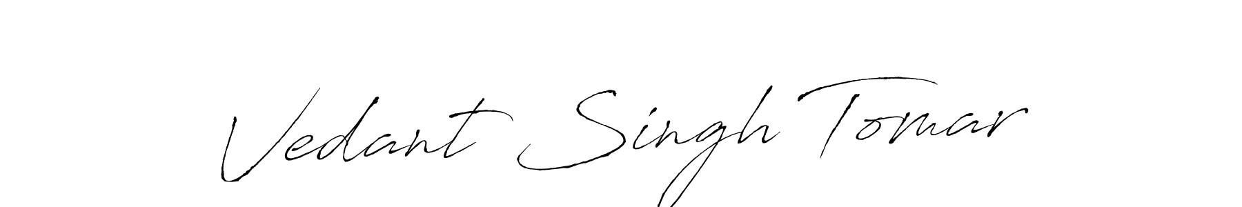 You should practise on your own different ways (Antro_Vectra) to write your name (Vedant Singh Tomar) in signature. don't let someone else do it for you. Vedant Singh Tomar signature style 6 images and pictures png