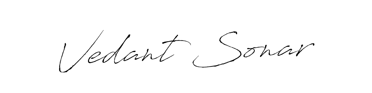 How to make Vedant Sonar signature? Antro_Vectra is a professional autograph style. Create handwritten signature for Vedant Sonar name. Vedant Sonar signature style 6 images and pictures png