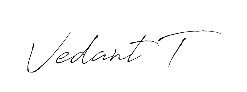 How to Draw Vedant T signature style? Antro_Vectra is a latest design signature styles for name Vedant T. Vedant T signature style 6 images and pictures png