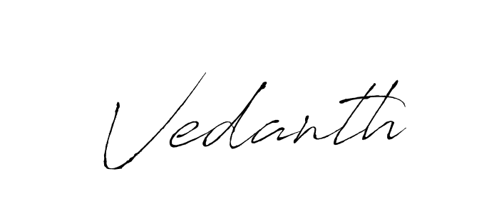 Once you've used our free online signature maker to create your best signature Antro_Vectra style, it's time to enjoy all of the benefits that Vedanth name signing documents. Vedanth signature style 6 images and pictures png