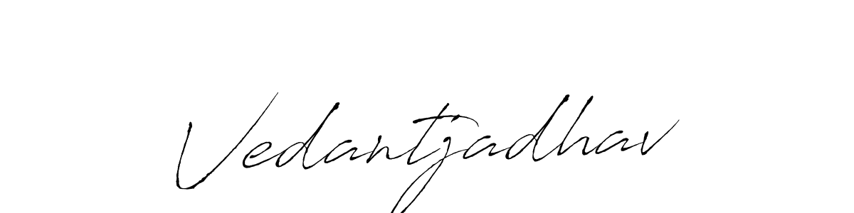 Antro_Vectra is a professional signature style that is perfect for those who want to add a touch of class to their signature. It is also a great choice for those who want to make their signature more unique. Get Vedantjadhav name to fancy signature for free. Vedantjadhav signature style 6 images and pictures png