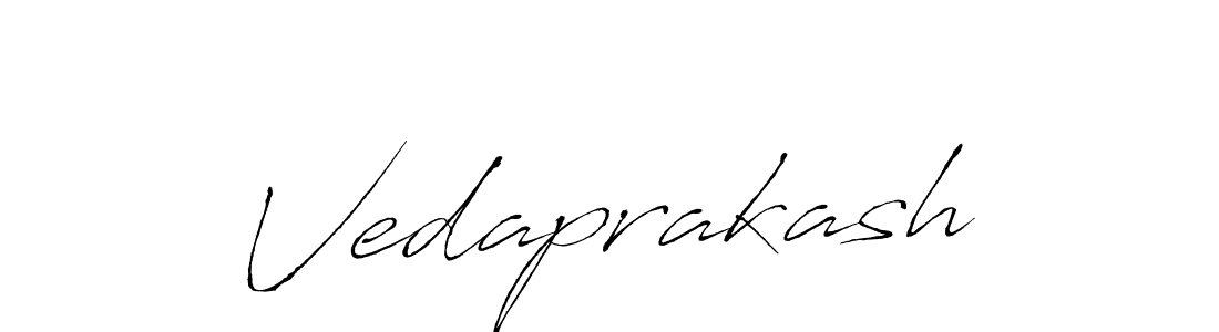 Use a signature maker to create a handwritten signature online. With this signature software, you can design (Antro_Vectra) your own signature for name Vedaprakash. Vedaprakash signature style 6 images and pictures png